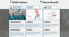 Desktop Screenshot of masciabrunelli.it