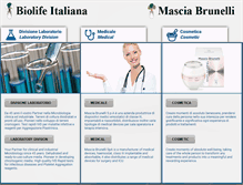 Tablet Screenshot of masciabrunelli.it